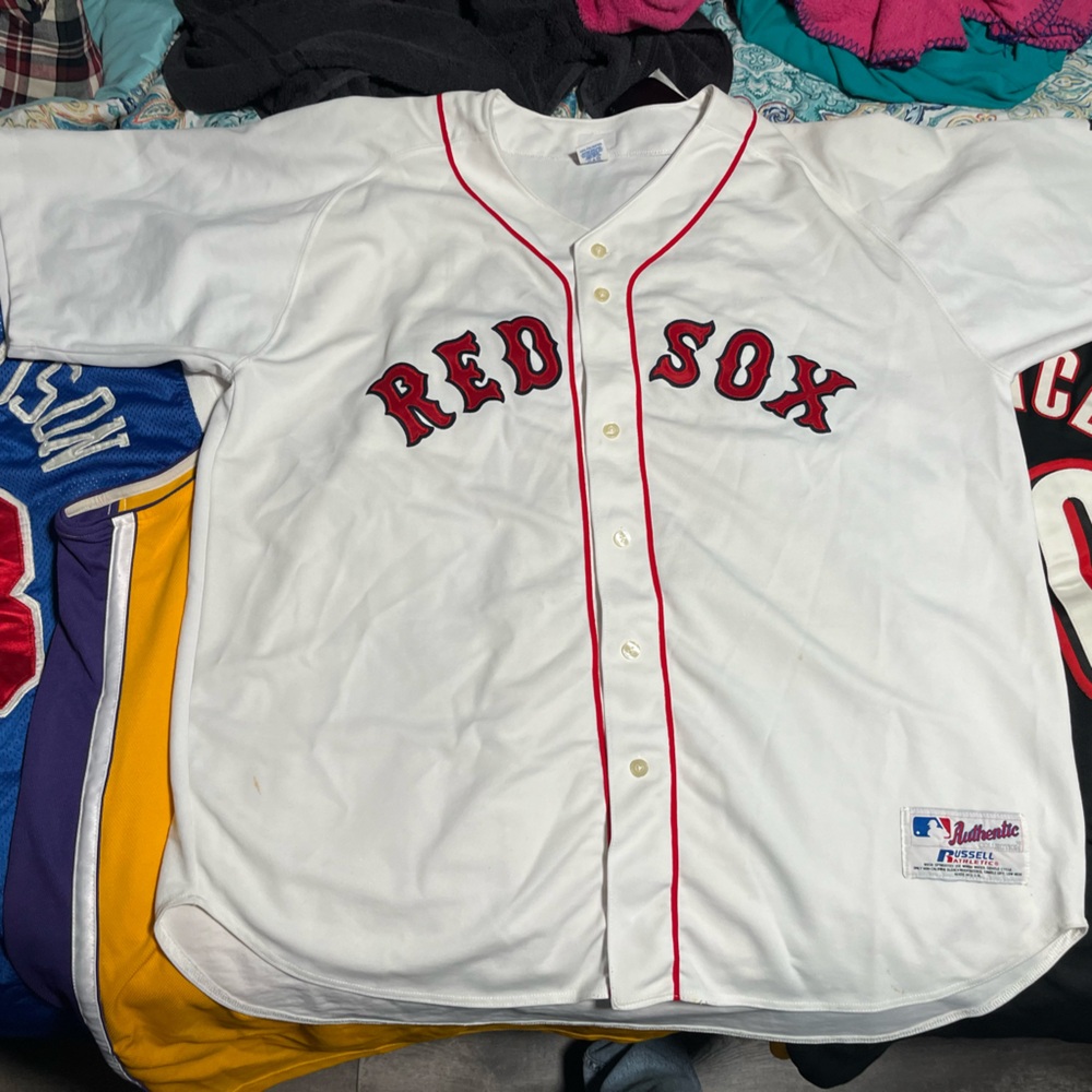 Boston Red Sox Manny Ramirez Russell Jersey Size 52